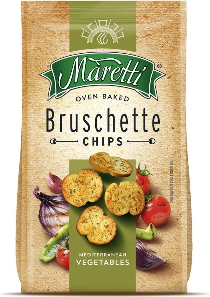Maretti Bruschette Chips Mediteranean Vegetables 150g Produktbild 