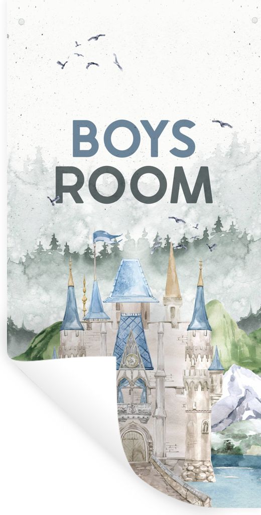 MuchoWow Wandtattoo Wandsticker Wandaufkleber Jungenzimmer - Zitate - Sprichwörter - Kinder - Baby - Jungen 40x80 cm Selbstklebend und Repositio...