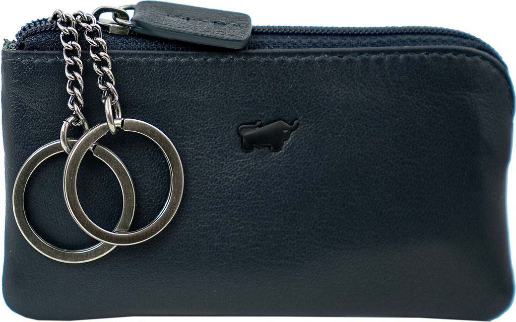 Braun Büffel Schlüsselmäppchen Hannes Key Case Navy dunkelblau