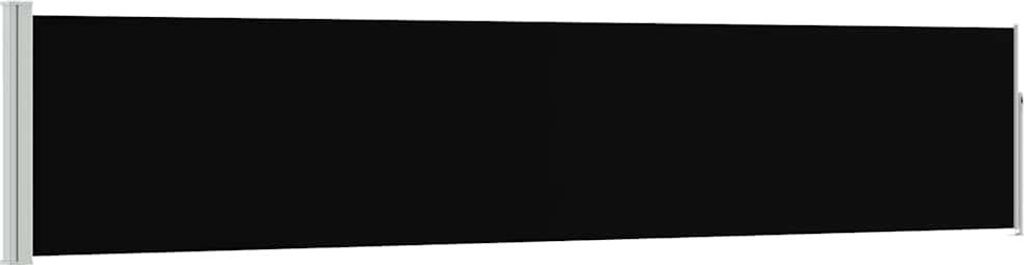 vidaXL Ausziehbare Seitenmarkise 100×500 cm Schwarz Produktbild 