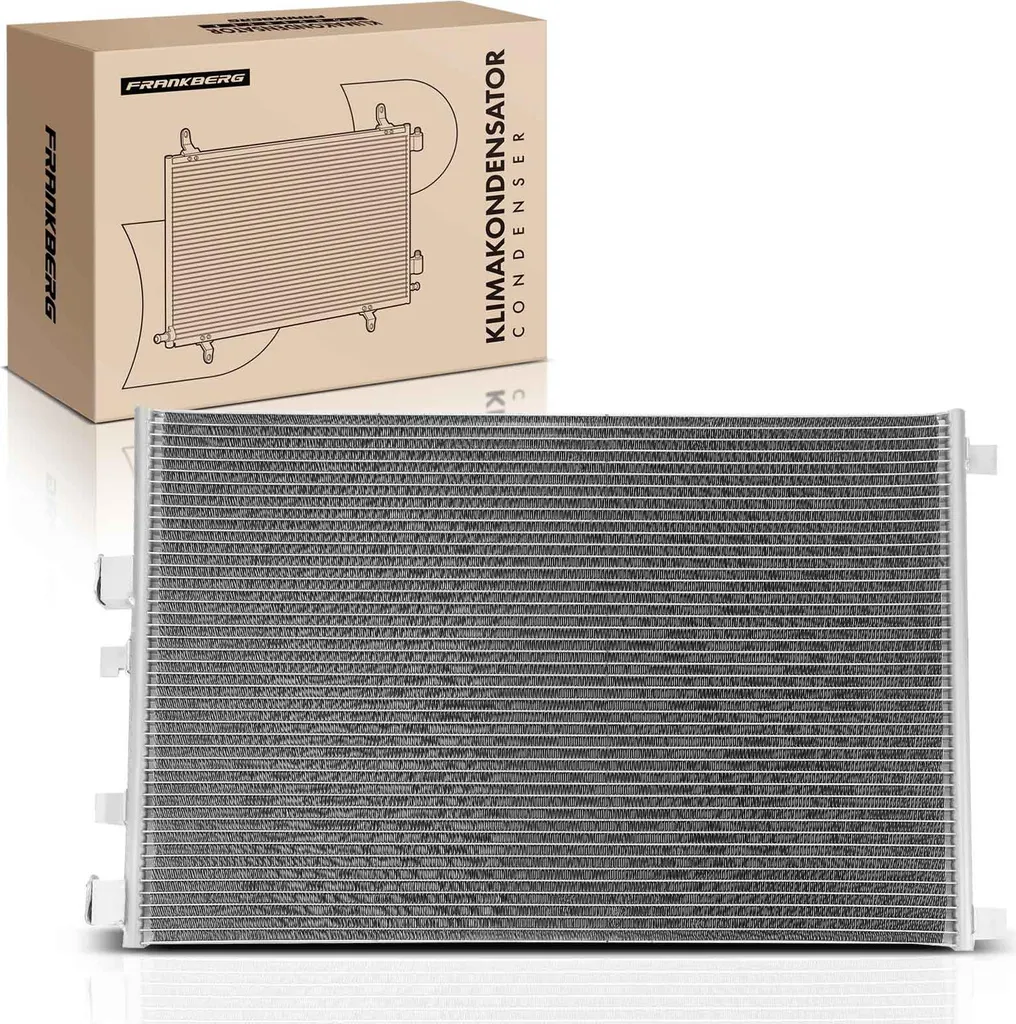 Radiateur de Clim pour Renault Megane II 1.9L - Condenseur Frankberg Alu