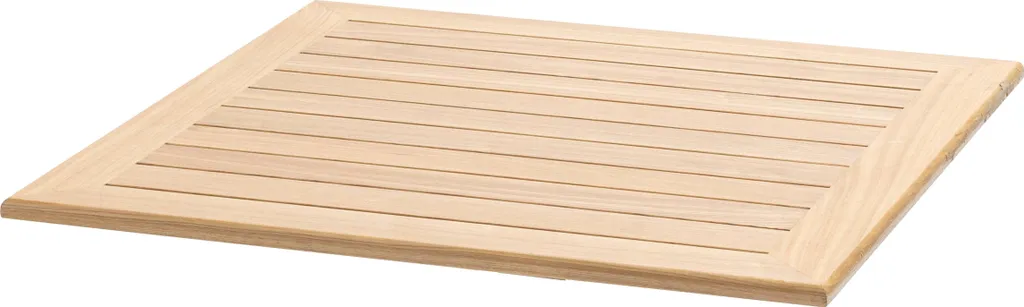 Plateau de table carré 70x70 cm bois Oviala Newport pour intérieur