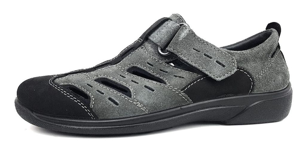 Rohde Rostock Herrenschuhe Freizeitschuhe Slipper Grau Produktbild 