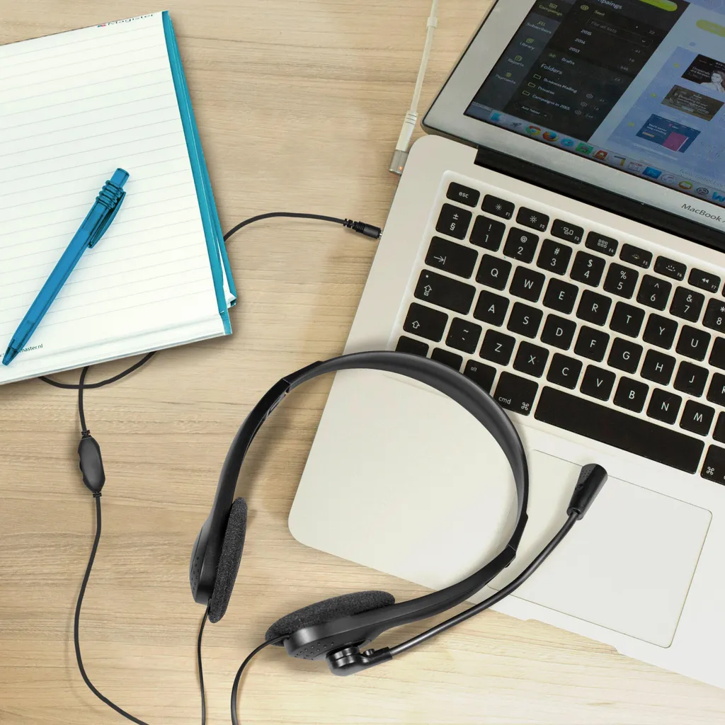 Offerta Cuffie LogiLink HS0055: Audio Stereo e Microfono Boom - Eco-Box - 4