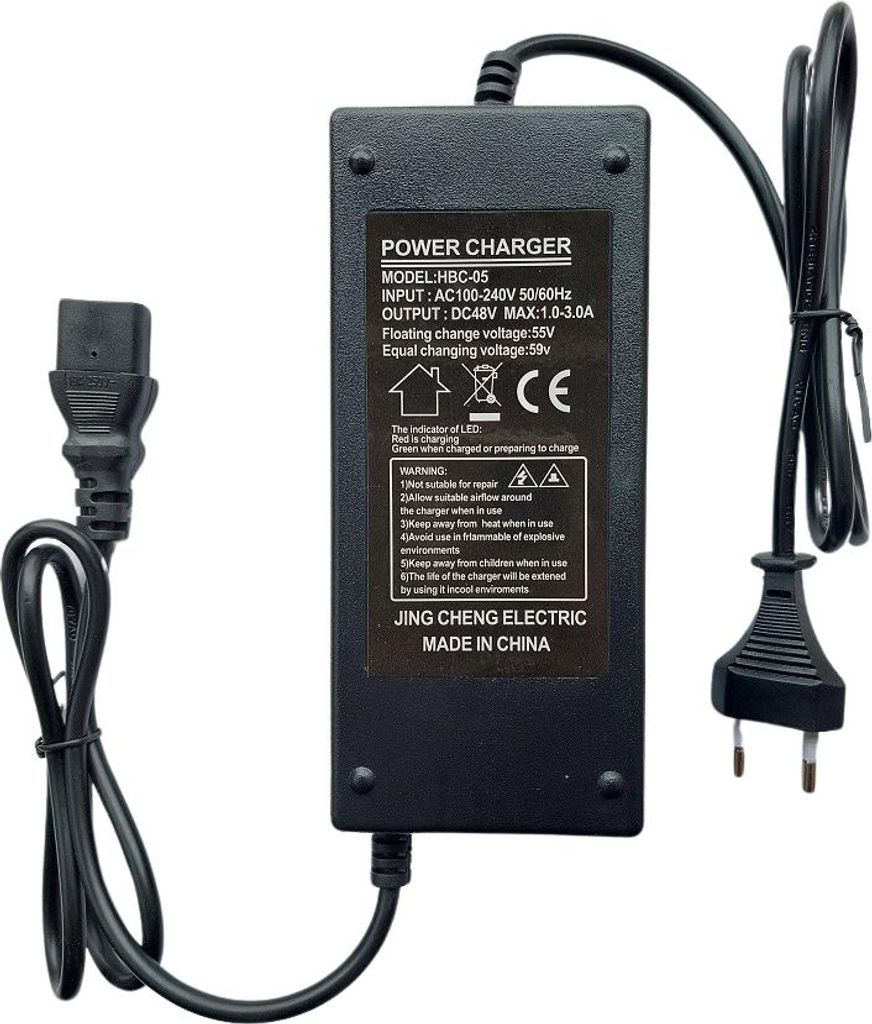 Akku Ladegerät Netzteil Adapter 48V 1.0A 3.0A 3-Polig Produktbild 