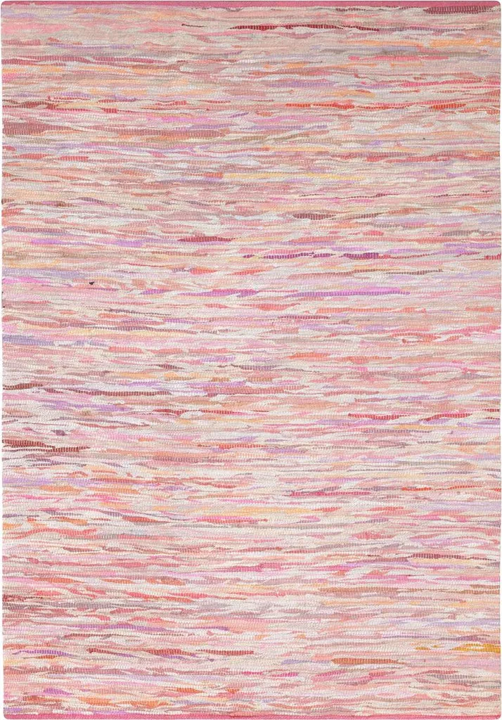 Tapis Ashraf rose 60x110 cm en fibres douces et motifs ornementaux chic