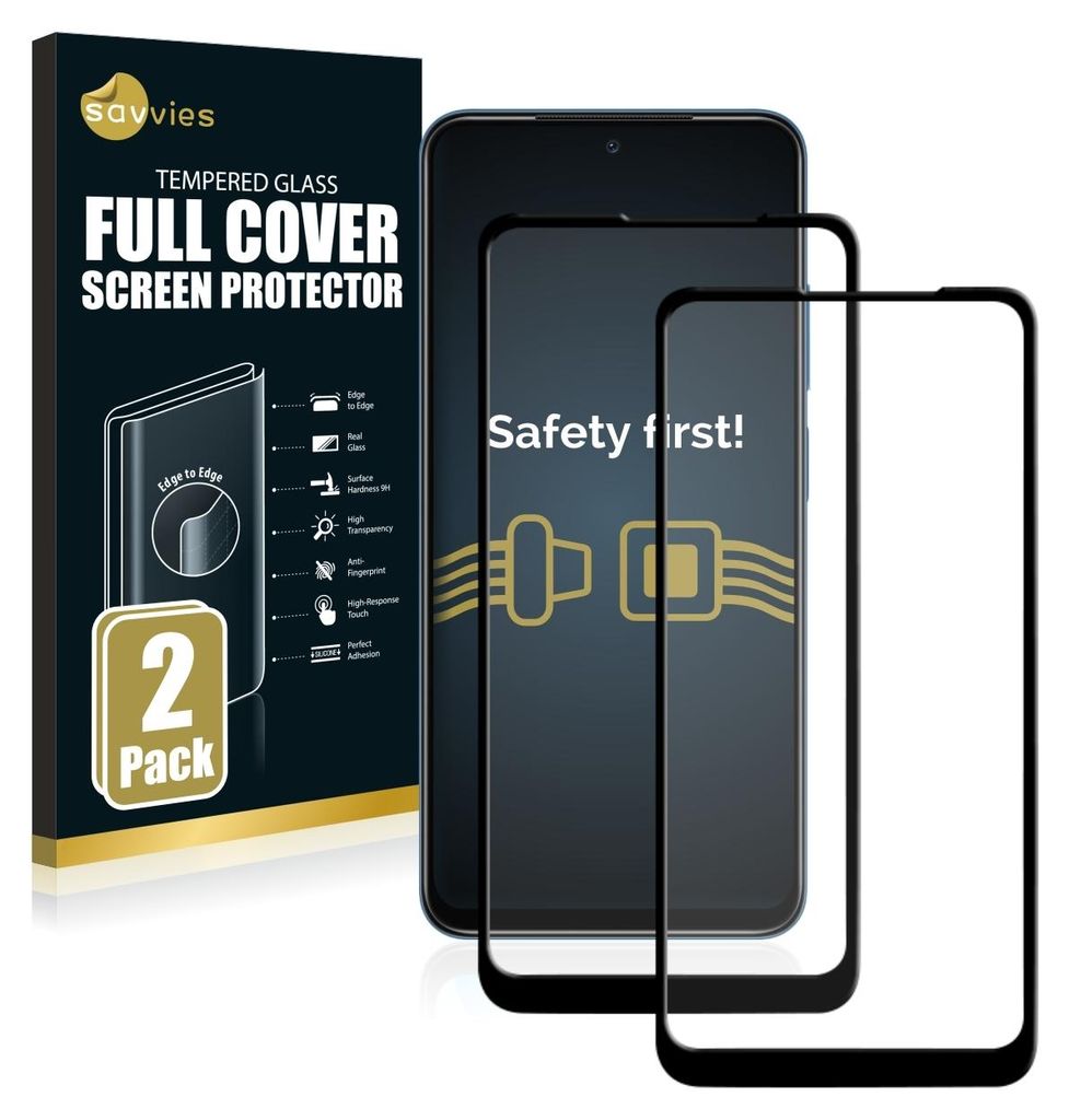 2x Savvies Xtreme Glass 2.5D Full Cover Produktbild 