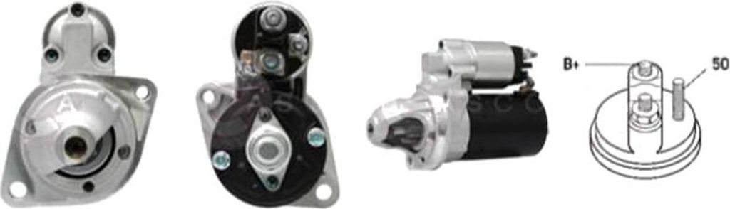 CASCO CST10417AS Starter Anlasser 1,20kW für BMW 3 Touring (E91) 3 Limousine (E90) X3 (E83) 1 Schrägheck (E81) Z4 Roadster (E85) 3 Cabrio (E93) 12V