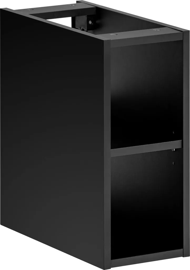 Étagère de Cuisine Santa Fe Noir 20cm - Optimisez vos Recoins Vides