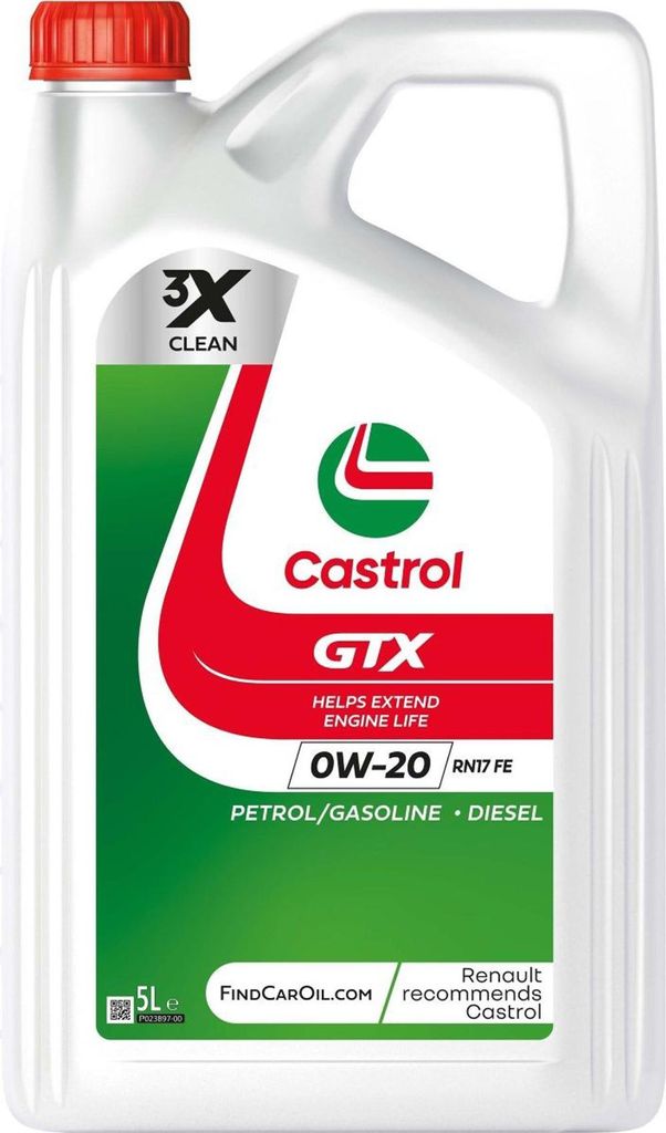 CASTROL GTX RN17 FE für 0W-20 5 Liter Motoröl Motorenöl Produktbild 