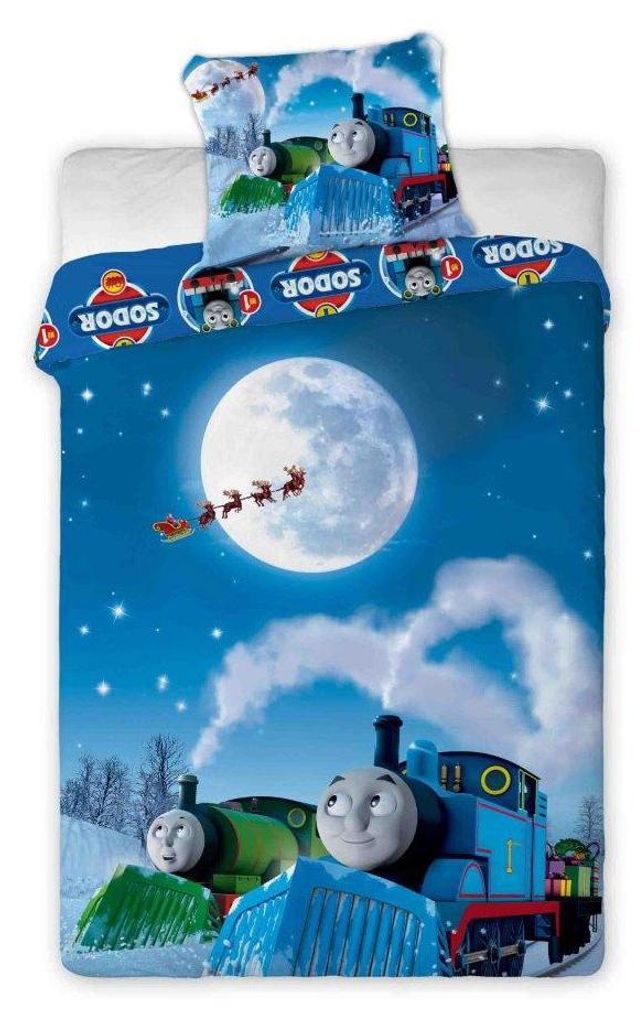 Kinderbettwäsche Lokomotiva Tomas 160X200+70X80cm