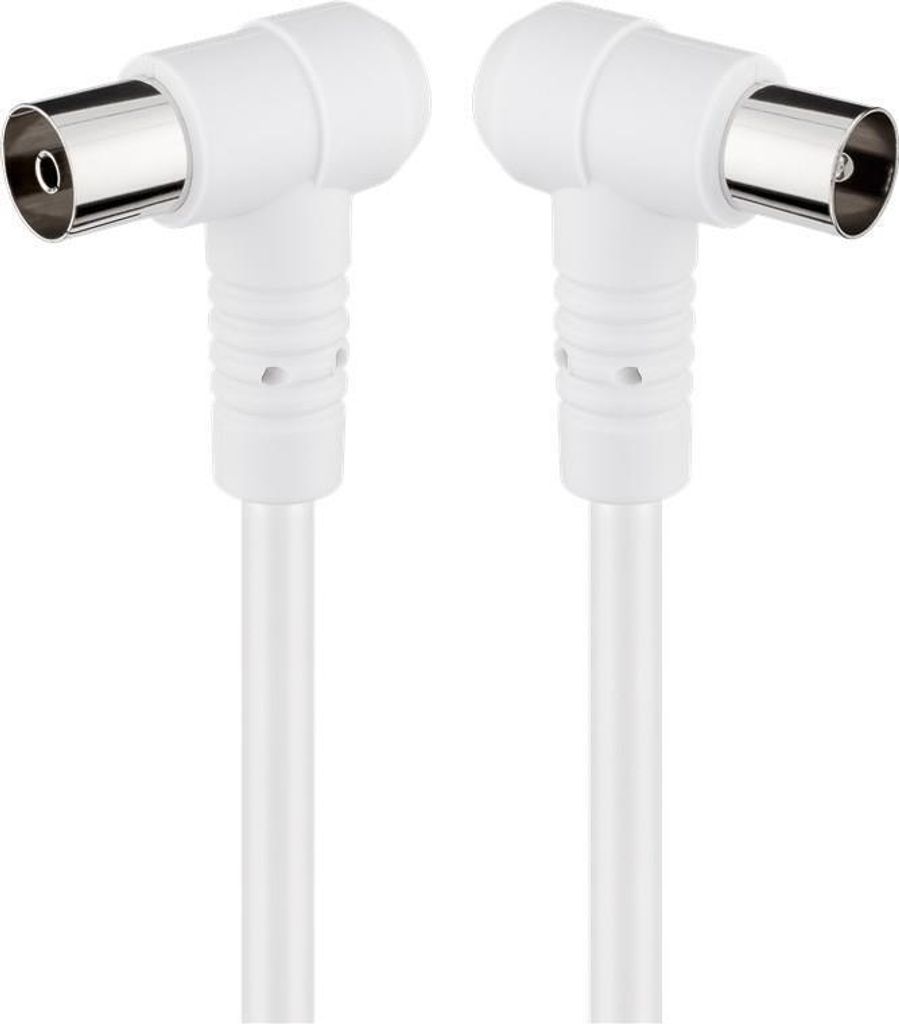 goobay Úhlový anténní kabel 2 x stíněný koaxiální konektor Obrázek produktu 