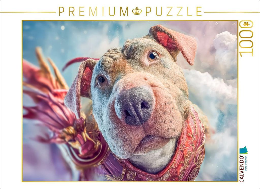 CALVENDO Puzzle Punkerhunde | 1000 Teile Lege-Größe 64x48cm Foto-Puzzle für glückliche Stunden