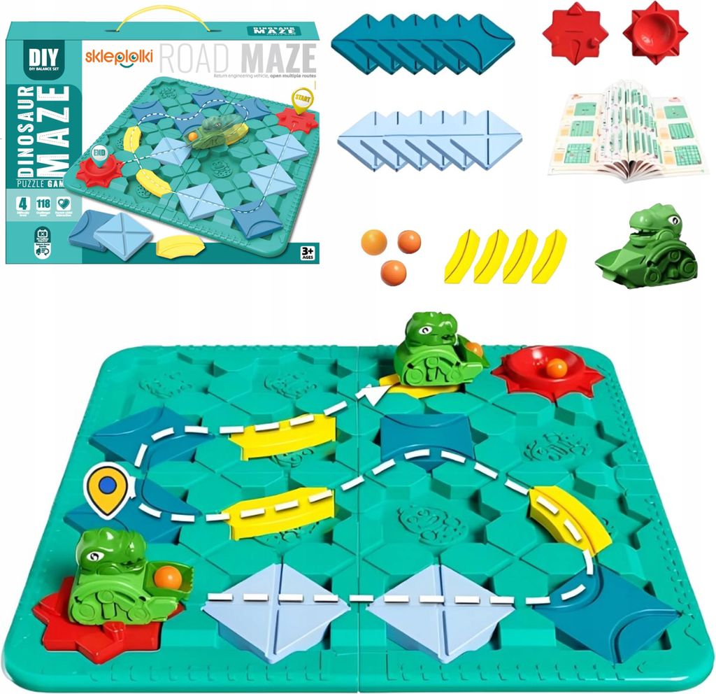Lolex | Logisches Spiel - Labyrinth - 3-10 Jahre - Konstruktionsspielzeug - Geschenk