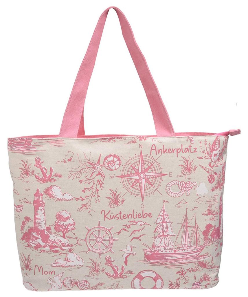 Robin Ruth Tasche Holly mit maritimen Küsten-Design-Print - Produktbild 