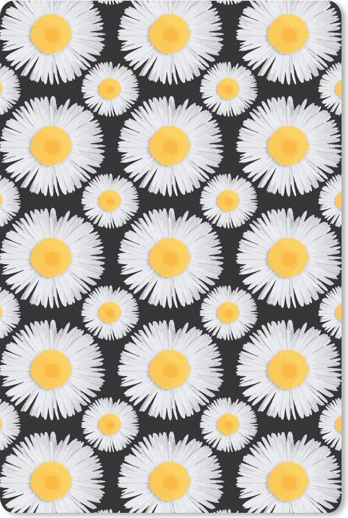 MuchoWow Mauspad Mousepad Muster - Gänseblümchen - Blumen - Mädchen - Kinder - Kinder 18x27 cm - Mousepads - Maus Mat - Pad - Mausunterlage