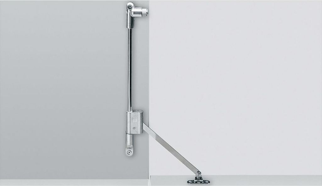 Hettich Klappenhalter (Stahl vernickelt / rechts) - 21698 Produktbild 