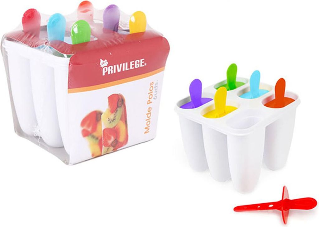 Privilege Mini-Stieleisformer für Eis am Stiel Formen Set Eisform Eisförmchen