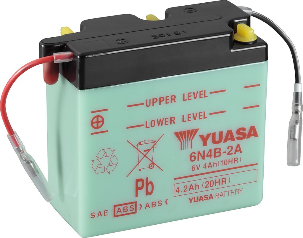 Akumulatory YUASA 6N4B-2A 4 AH Zdjęcie produktu 