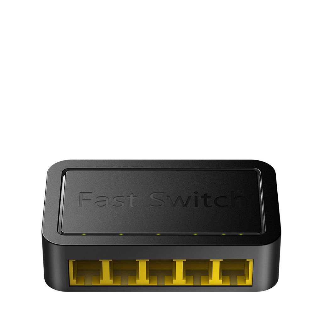 Commutateur réseau Cudy FS105D Fast Ethernet (10/100) Noir Image du produit 