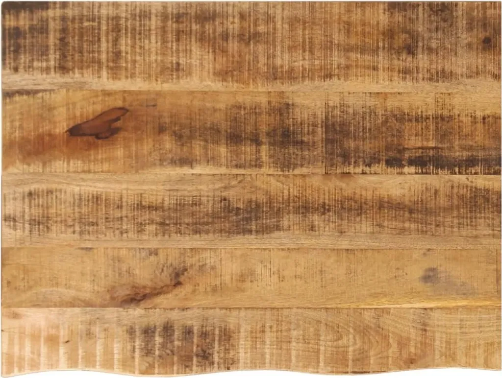 Piano Tavolo Legno Mango 90x60 Bordo Vivo vidaXL - Pezzo Unico - 8