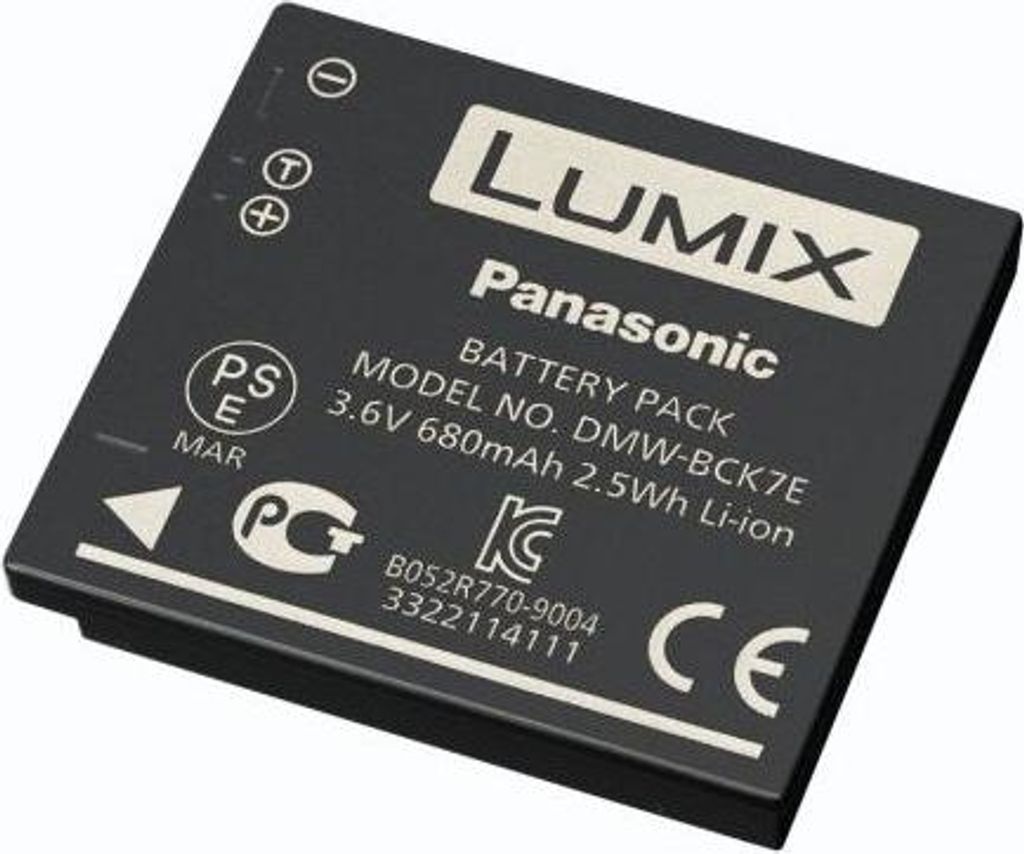 Panasonic DMW-BCK7 Ioni di Litio 680 mAh Immagine del prodotto 
