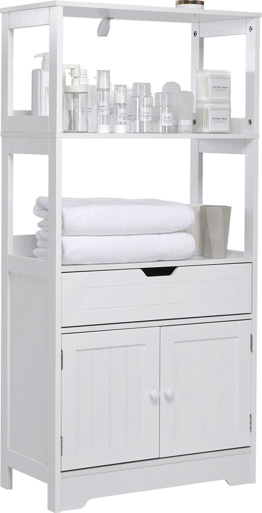 Mondeer Hochschrank Badschrank mit Schublade 60 x 30 x Produktbild 