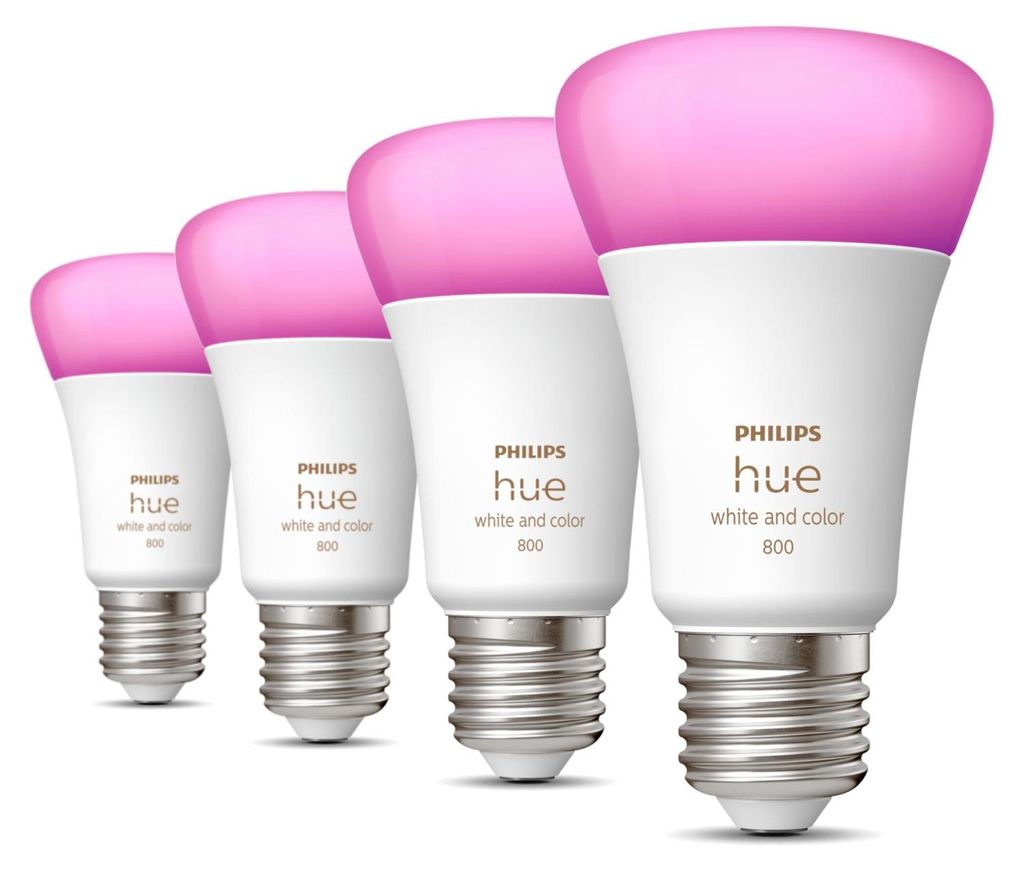 Philips Hue White and Color ambiance E27 - Smarte Lampe A60 Produktbild 