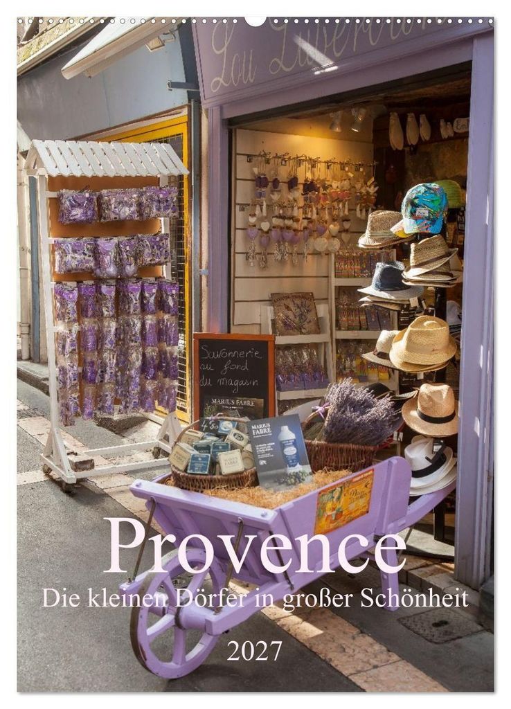 Provence – Die kleinen Dörfer in großer Schönheit (Wandkalender 2027 DIN A2 hoch), CALVENDO Monatskalender