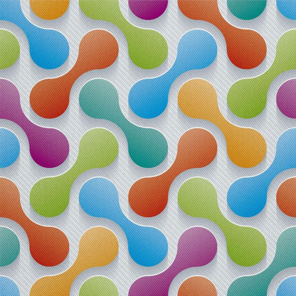 OUTDOOR DEKOSTOFFE OXFORD - Motiv Bunte Abstraktion 2