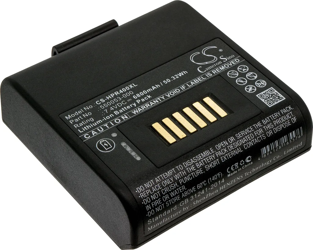 Batteria Honeywell RP4 6800mAh - Sostituisce 550053-000 - TECHTEK