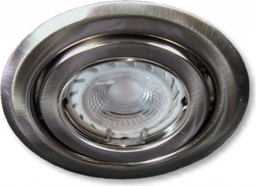 C-Light 5 x 3W LED Einbaustrahler Set 12V SSD004 alu gebürstet warmweiss