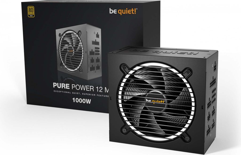 pure Power 12 M 1000W ATX 3.1 s certifikací 80 Plus Gold, Obrázek produktu 