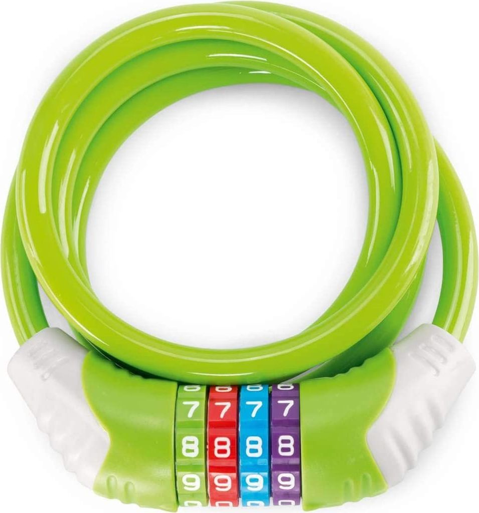 Puky Sicherheitskabelschloss für Kinder KS kiwi 120 cm 9432 Produktbild 