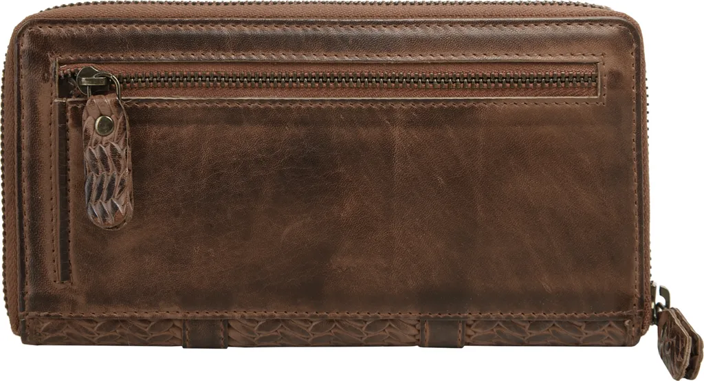 Portafoglio Marrone CHIEMSEE Perth con Zip Totale - Ideale per Viaggiatori - 7