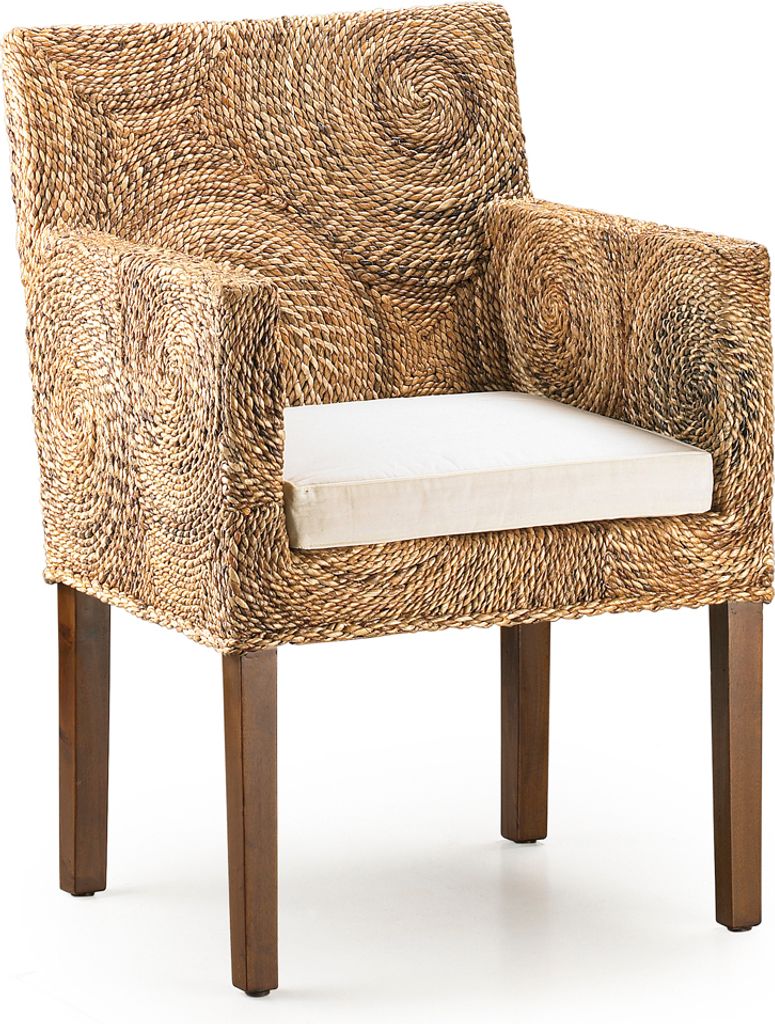Rattan Bananenkreise Armstuhl Mit Kissen 56*60*85 Produktbild 