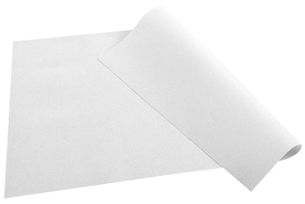 Set de table jetable anti-tache en non-tissé blanc 40x30 cm