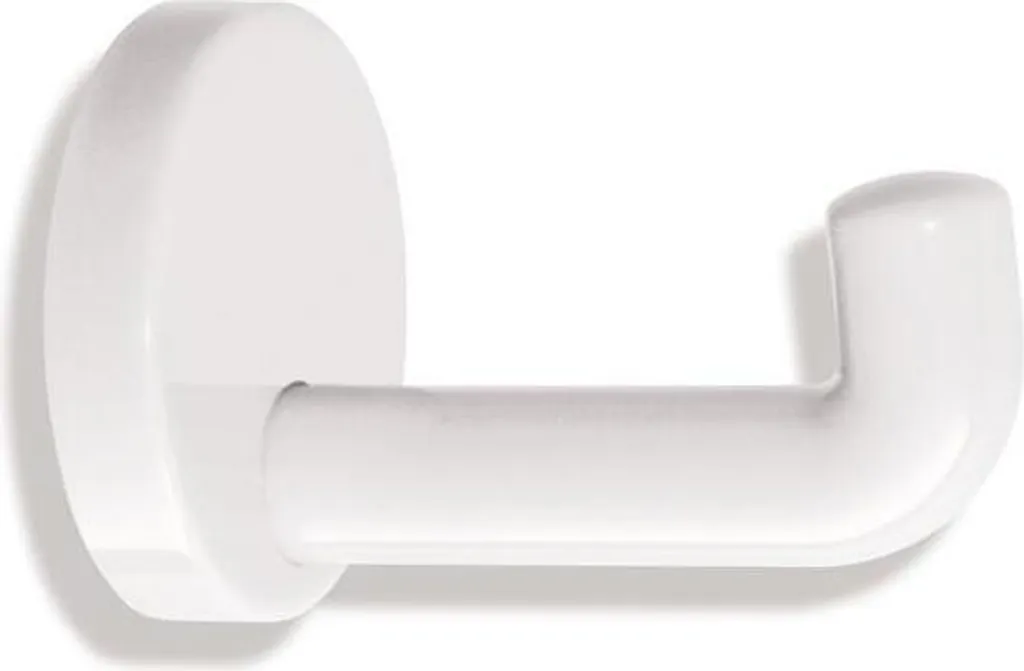 Gancio singolo 477.90B030 singolo A.100mm PA 99 bianco puro ma D.70mm HEWI