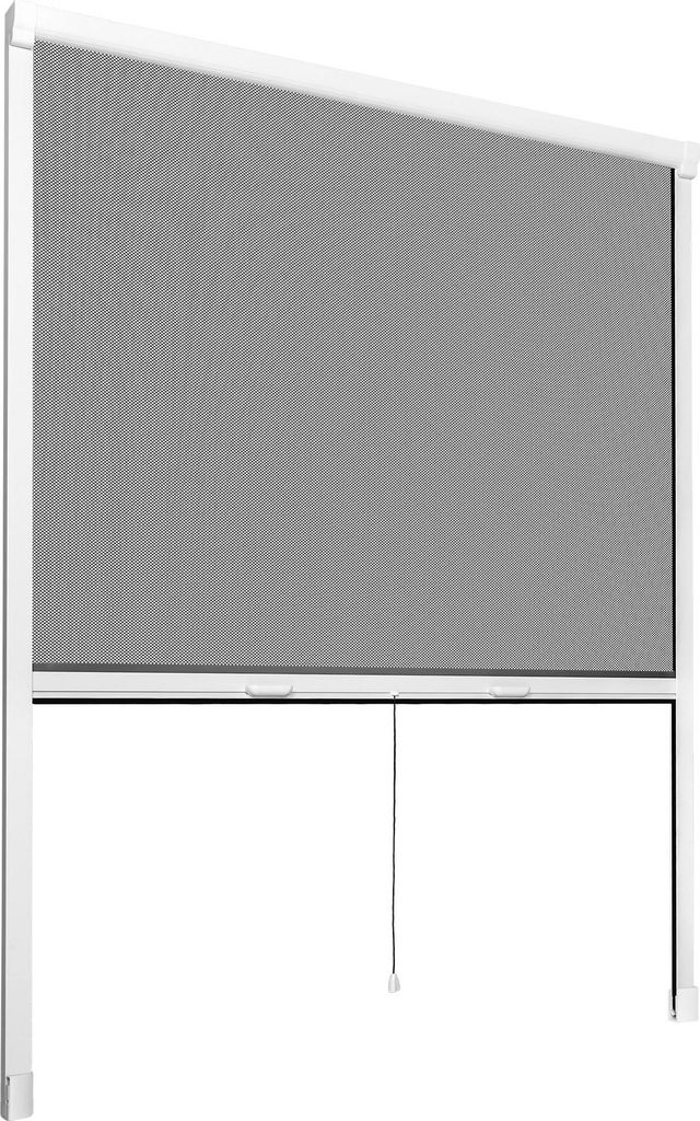 tectake Aluminium Insektenschutzrollo 130x160cm kürzbar bis Produktbild 