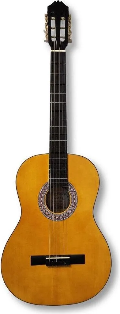 Guitare cordes métal Axl 5207-44 à large manche en acajou 52mm