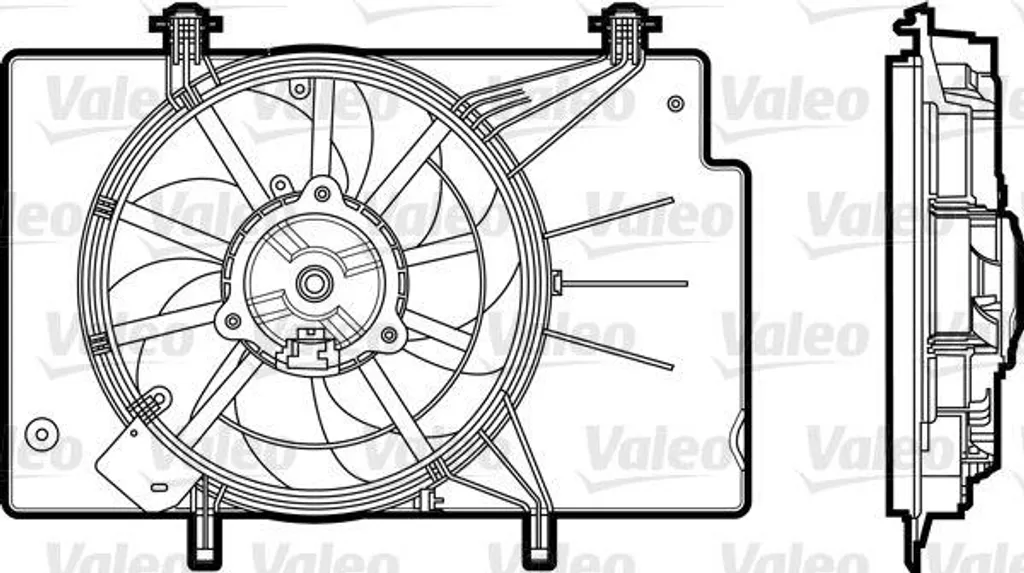 Valeo 696344 Ventilateur de Radiateur Moteur OE 1525891 Fiesta B-Max