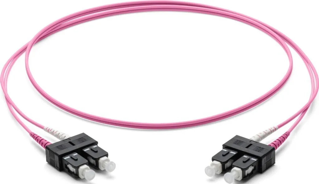 Câble LWL Corning 3m Duplex Violet 2x2.0mm Haute Densité F575702Q2Z20003M-VI