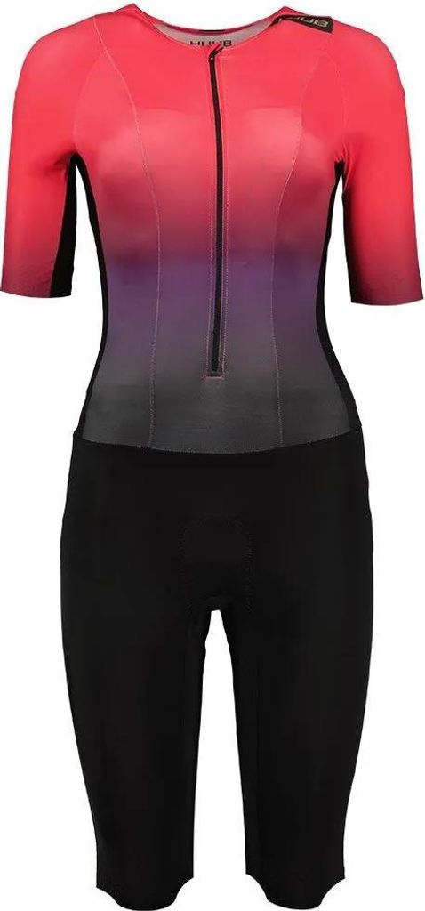Huub Collective Kurzarm-trisuit Rot M Damen Rot M