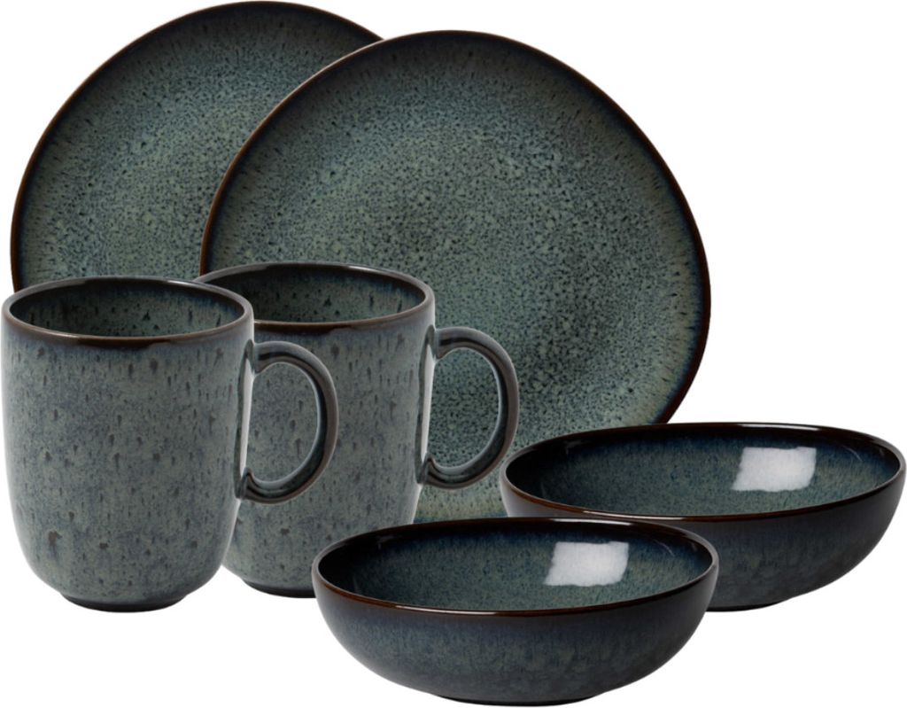 like. by Villeroy & Boch Lave gris Frühstücks-Set 6-tlg.