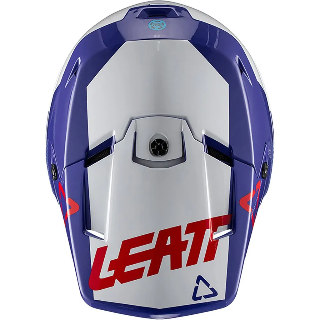 Casque GPX 3.5 Ultra Ventilé Bleu Blanc 61-62 cm Protection Tout-Terrain - 2