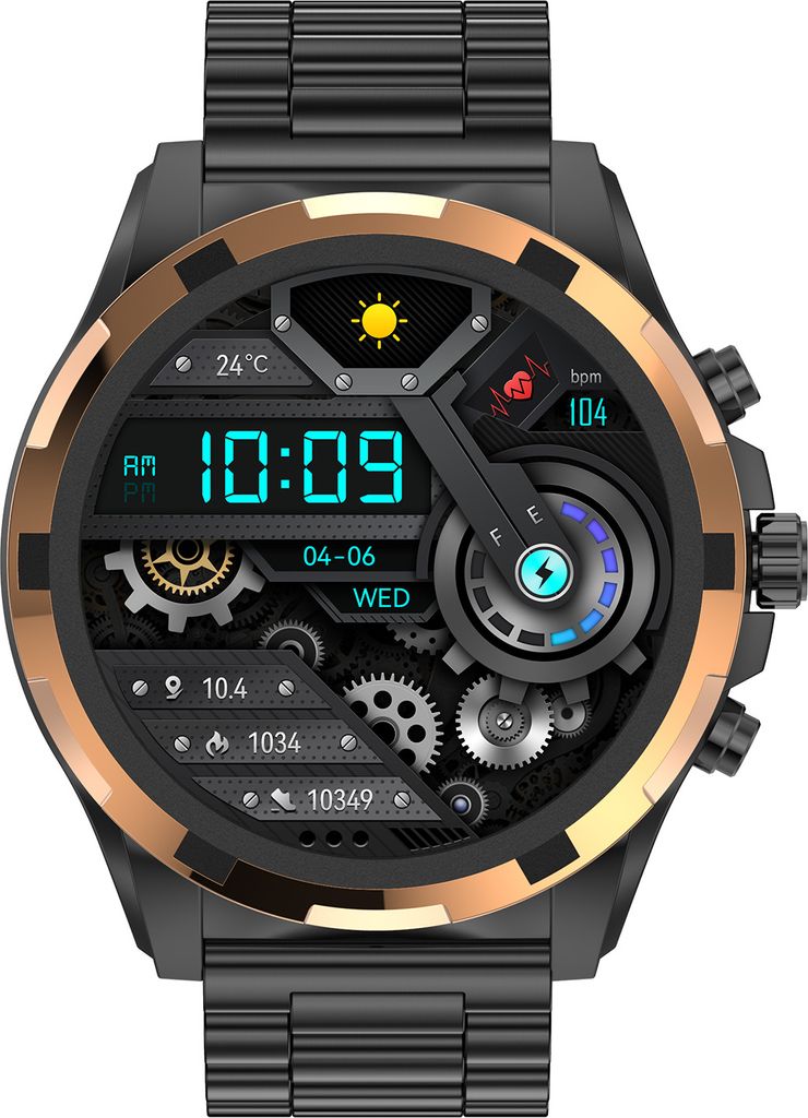 INF Smartwatch mit vielseitigen Sportmodi Schwarz