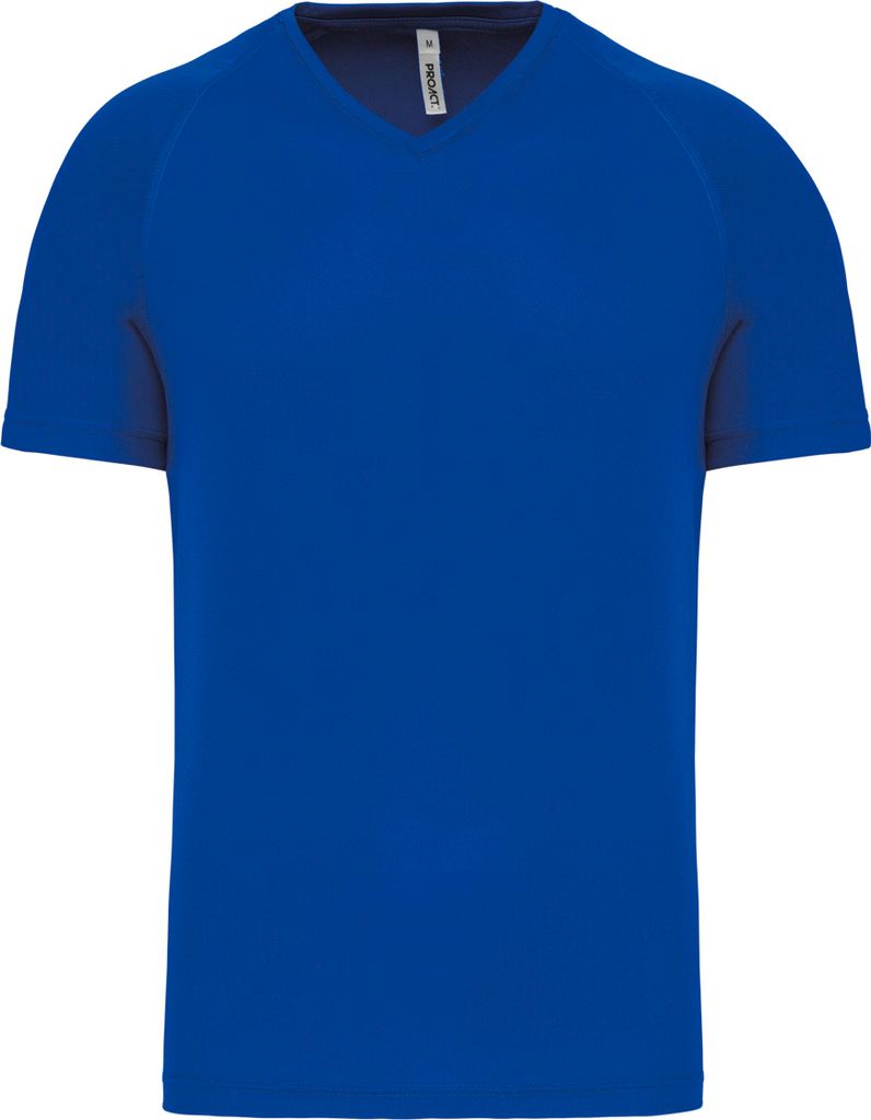 PROACT Herren Kurzarm-Sportshirt mit V-Ausschnitt