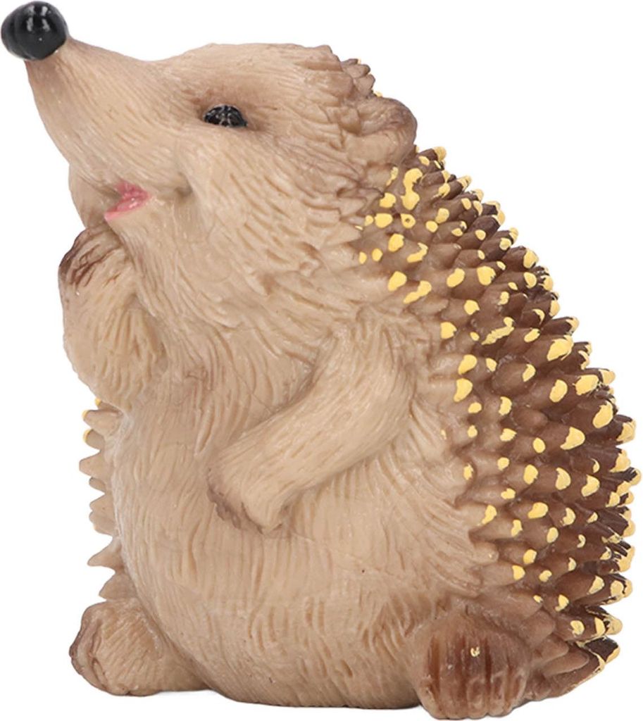 Hedgehog -Figuren Simulationshand handgemalte lebensechte realistische Figuren Modell für Gartenstatuen Dekoration