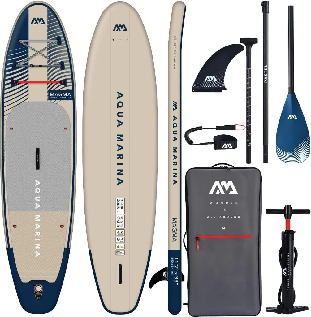Aqua Marina Magma 11'2 iSUP Planche de Paddle Gonflable Polyvalente 340cm