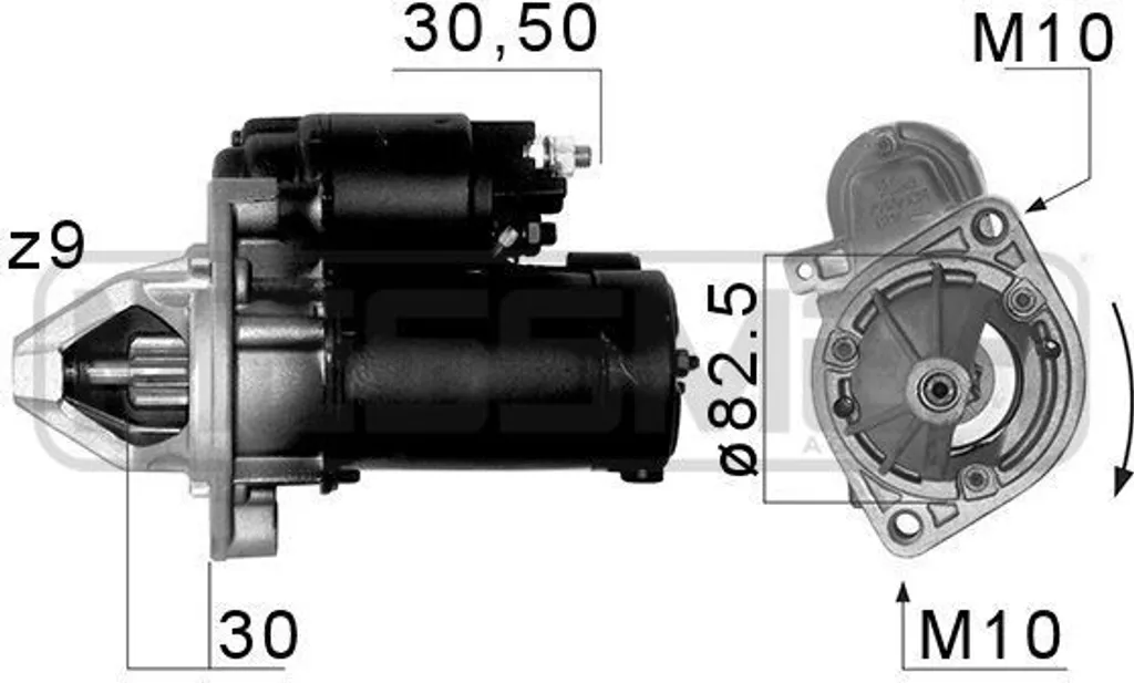 Démarreur 12V haute fiabilité ERA 220062A pour Mercedes Sprinter W903